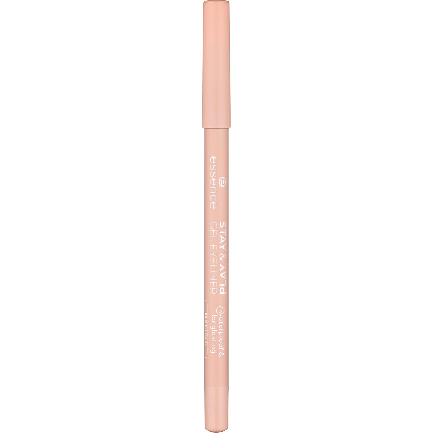 essence | Stay & Play Gel Eyeliner | Super Soft Gel-like Texture | Waterproof & Longlasting | Vegan & Cruelty Free (03 Silky Nude)