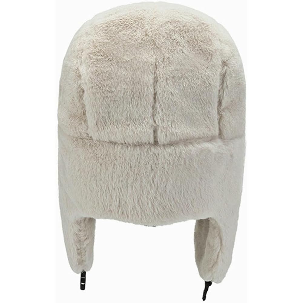 Warm Trapper Hats for Women Men Ushanka Hat Aviator Hat with Ear Flap Russian Hat for Cold Weather Winter Faux Fur Cap