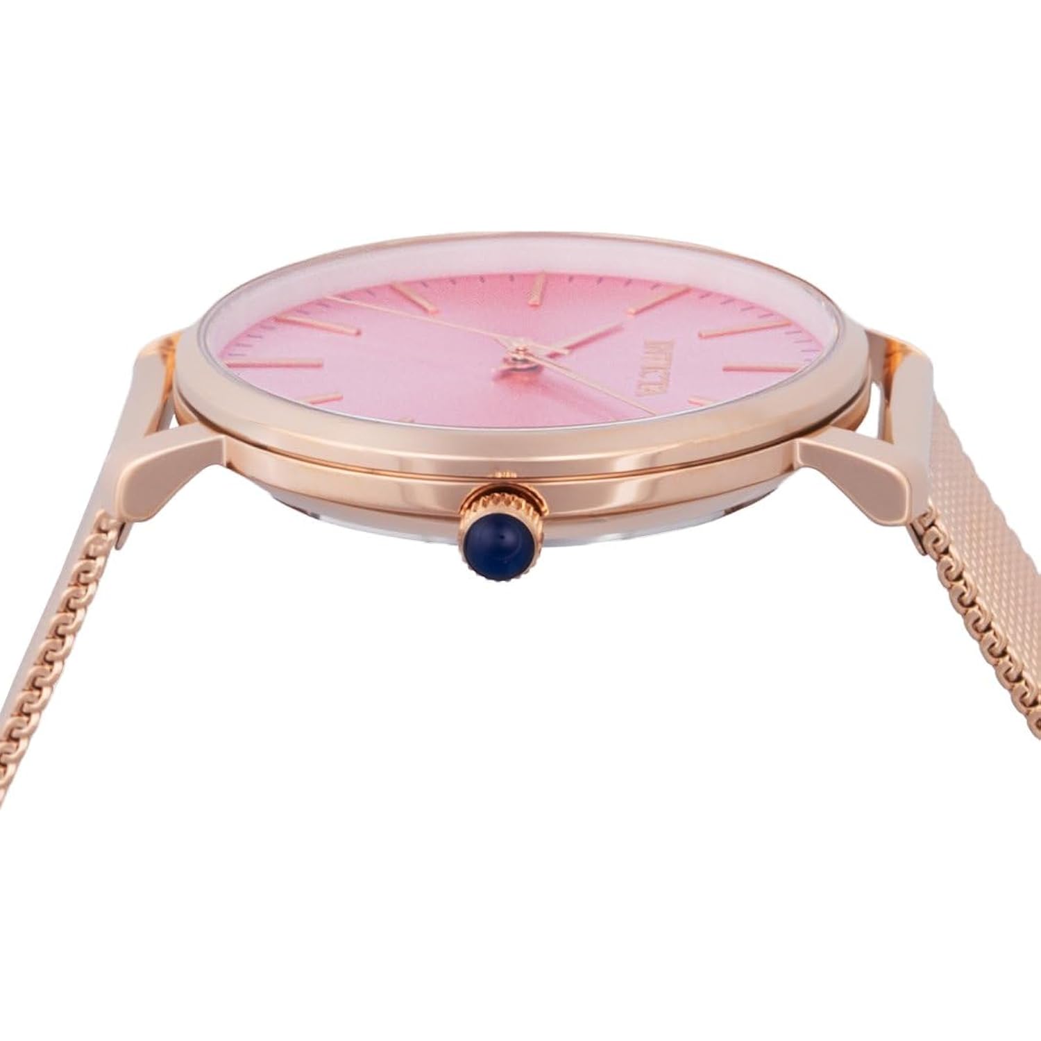 Invicta Angel Lady 38Mm Stainless Steel Rose Gold Pink Dial Pc21J Quartz