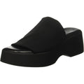 Womens Wedge Siides Sandals Platform Open Toe Slip On Elastic Band Wedges Shoes