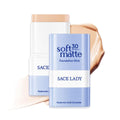 SACE LADY Foundation Stick, Medium to Full Coverage Foundation Makeup with Built-in Brush, Soft Matte Face Make Up Base with SPF 30 for Women, 0.4Oz (03#)