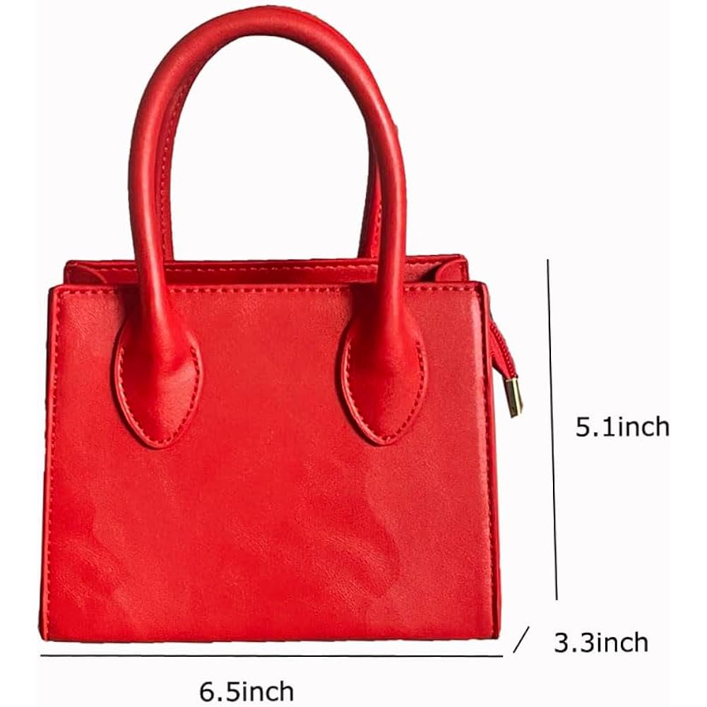 Small Crossbody Tote Bags For Women Faux Leather Cute Clutch Mini Purses And Handbags