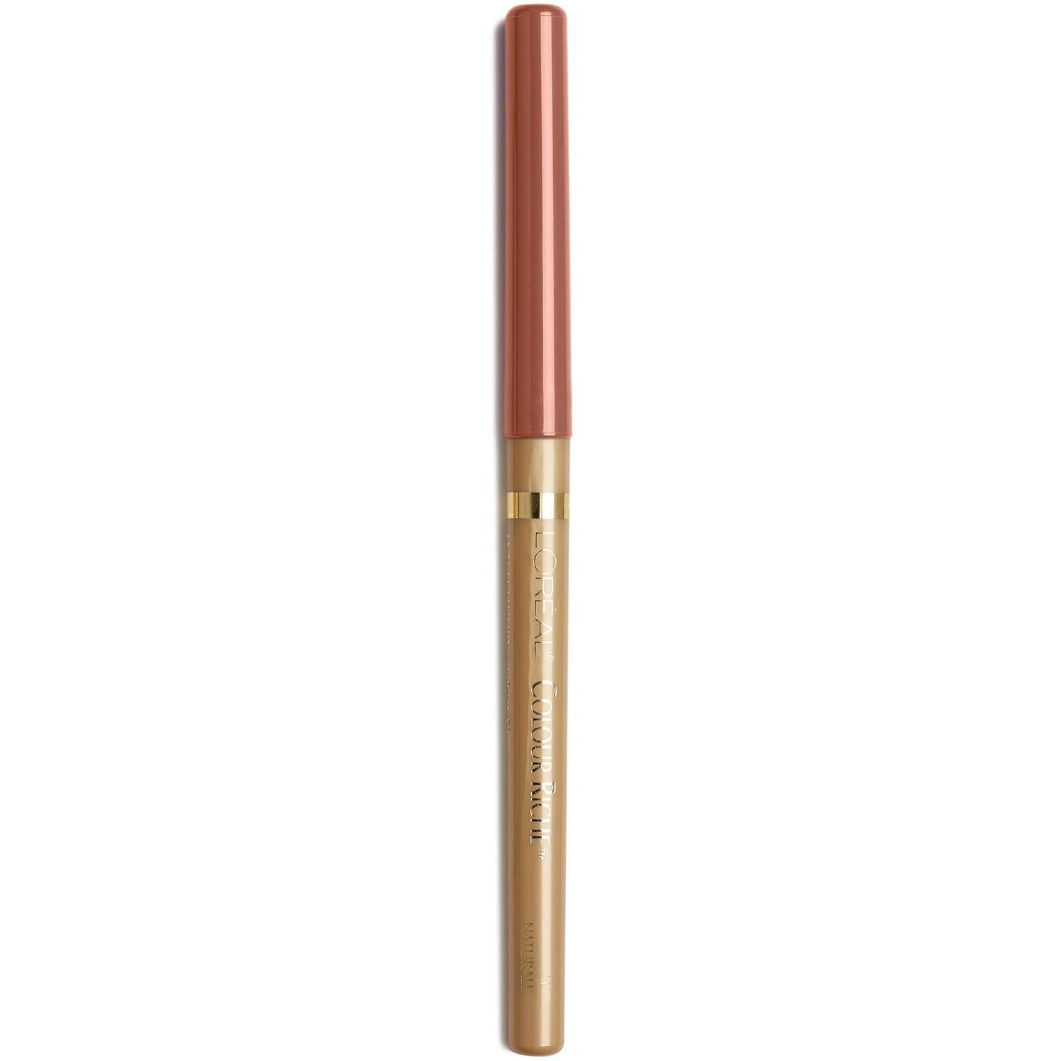 L'Oreal Paris Colour Riche Lip Liner Pencil, Creamy Lip Liner With Omega 3 And Vitamin E, 780 Au Naturale (Soft Neutral Beige)