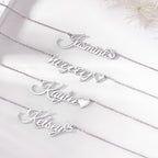 Custom Name Necklace Personalized Sterling Silver Necklaces for Women Customized Name Necklaces Pendant Jewelry Gifts for Women