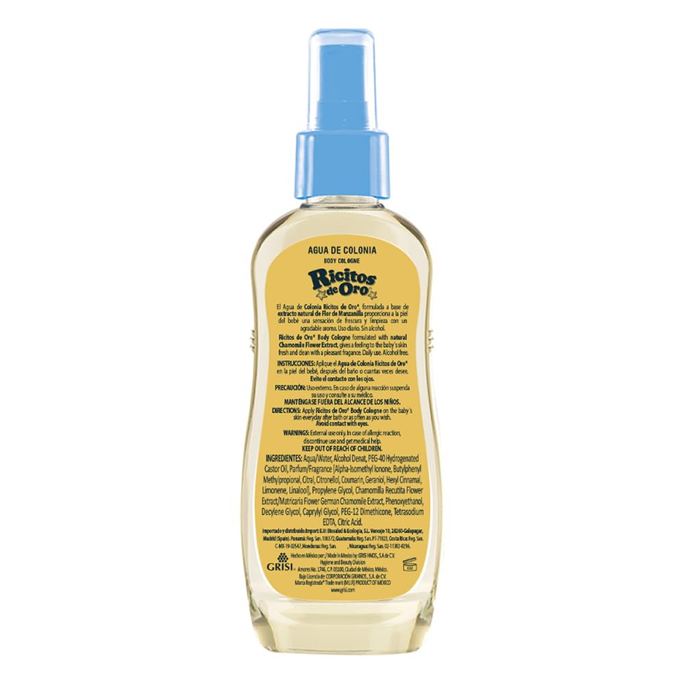 Grisi RICITOS ORO COLOGNE 100 ML
