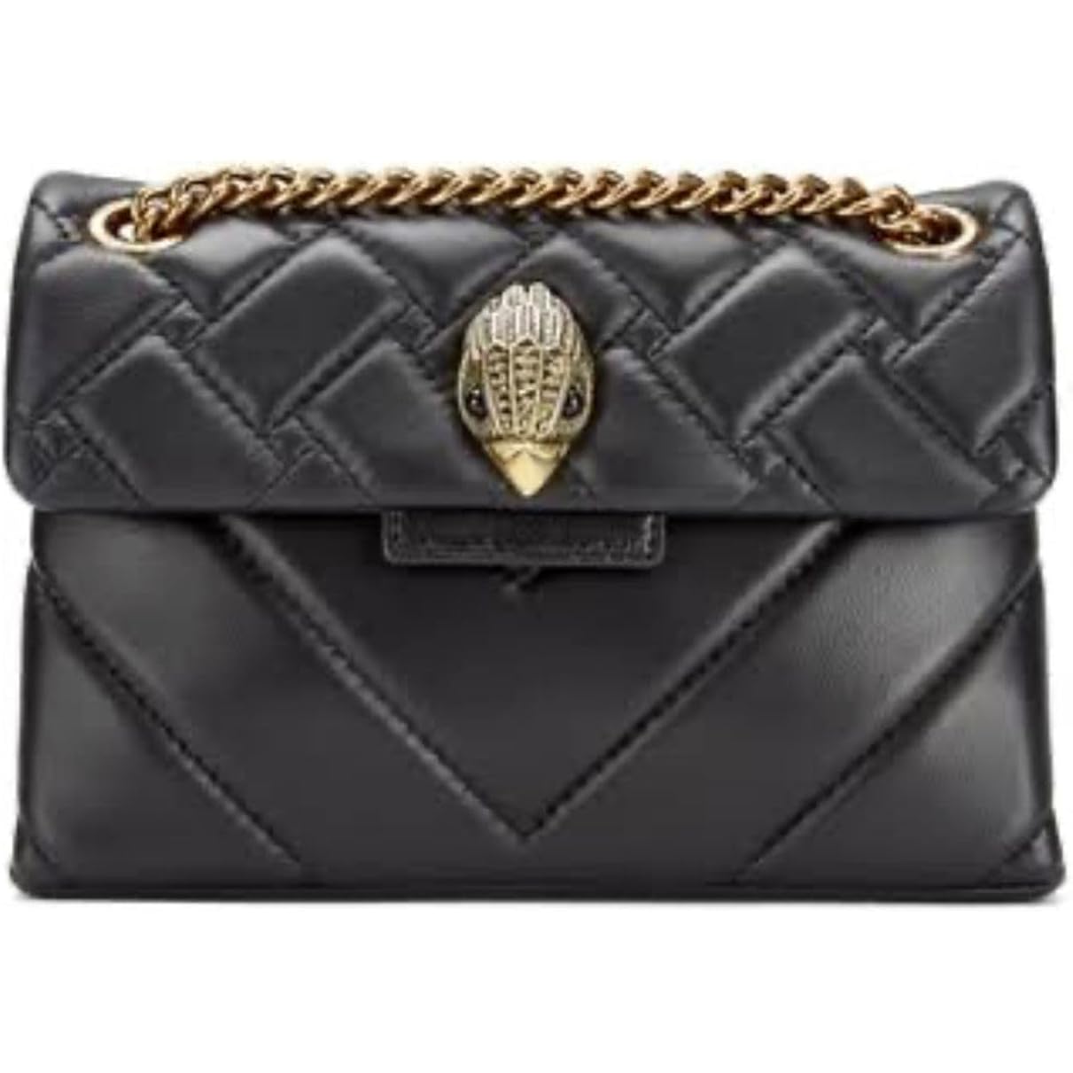 Kurt Geiger London Kensington Mini Quilted Leather Shoulder Crossbody Bag