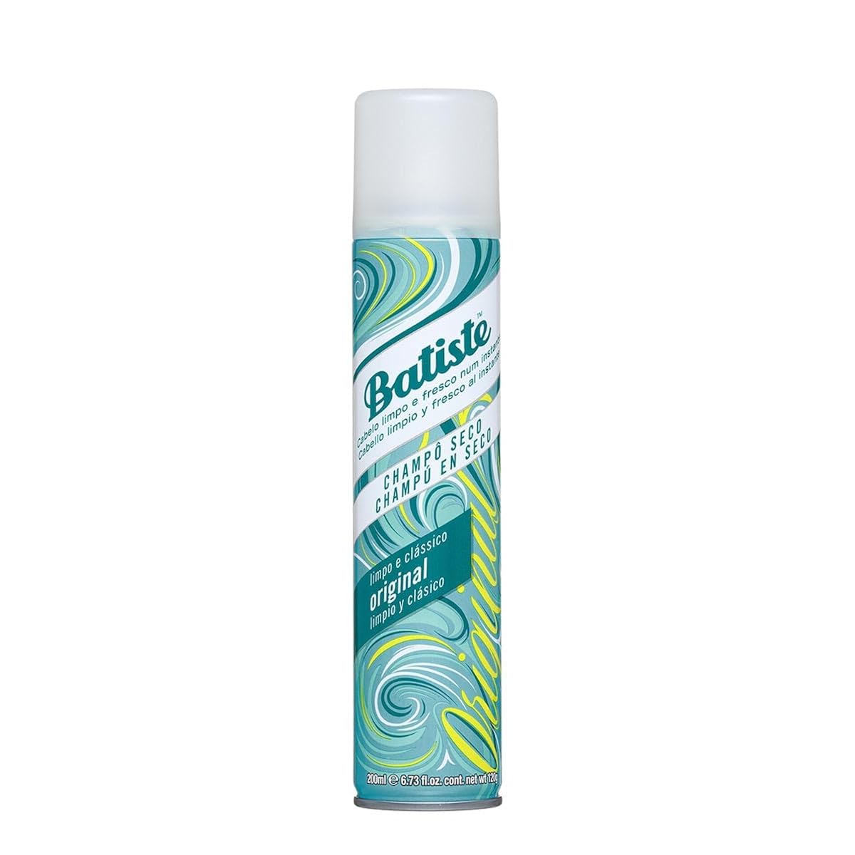 Batiste Original Dry Shampoo, 6.76 OZ / 200ml , Powder, Oily Hair, Oil Control, Citrusy Scent