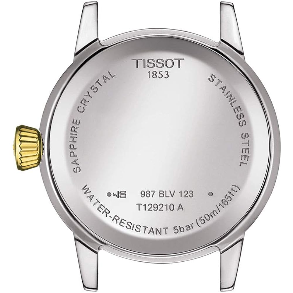 Tissot Classic Dream Stainless Steel Dress Watch Gold T1292102226300
