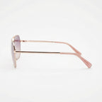 Ted Baker TWS254 Women's Geometric Aviator Designer Sunglasses, UV400 Protection, 56 mm Gradient Lenses