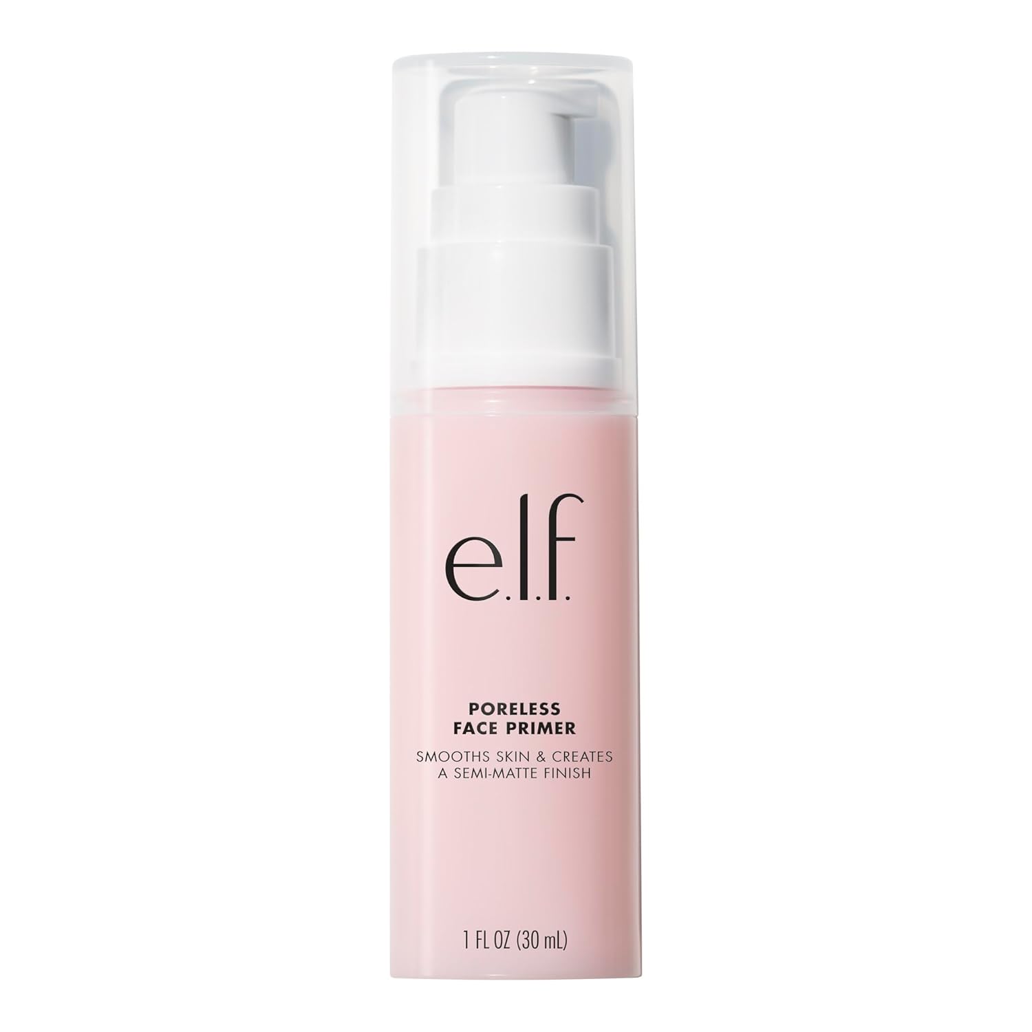 e.l.f. Poreless Face Primer - Large, Silky, Skin-Perfecting, Lightweight, Long Lasting, Absorbs Quickly, Smooths, Preps, Creates Flawless Base, Infused with Tea Tree and Vitamins A & E, 1.01 Fl Oz
