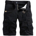 Akarmy Men'S Lightweight Multi Pocket Cotton Casual Cargo Shorts,Outdoor Twill Camo Shorts With Zipper Pockets(No Belt)