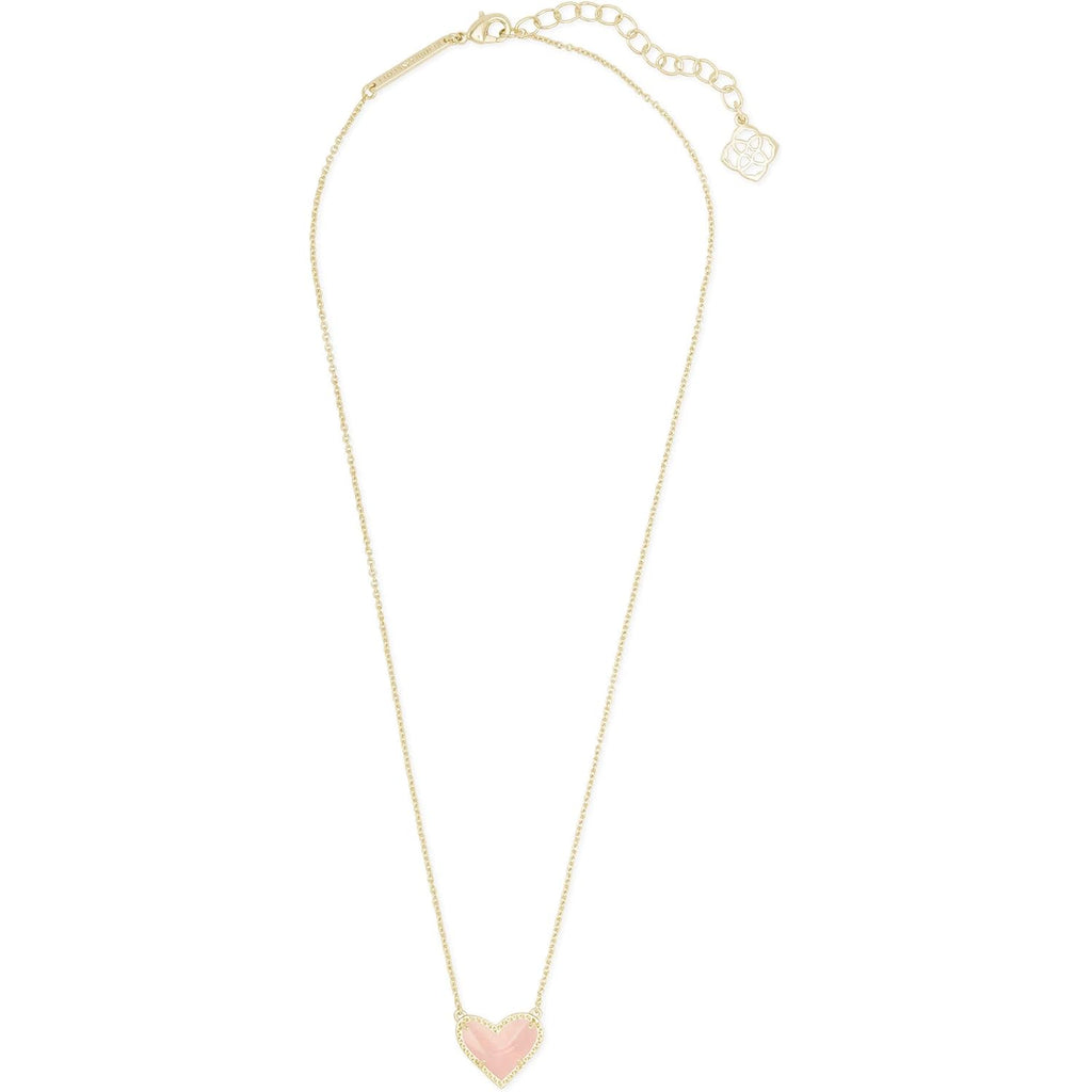 Kendra Scott Ari Heart Adjustable Length Pendant Necklace for Women, Fashion Jewelry