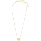 Kendra Scott Ari Heart Adjustable Length Pendant Necklace for Women, Fashion Jewelry