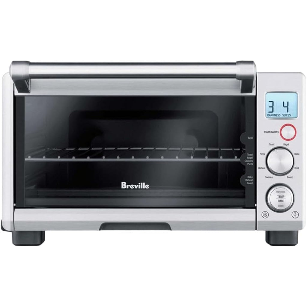 Breville Bov650Xl Compact Smart Oven And Countertop Toaster, Small, Brushed Stainless Steel