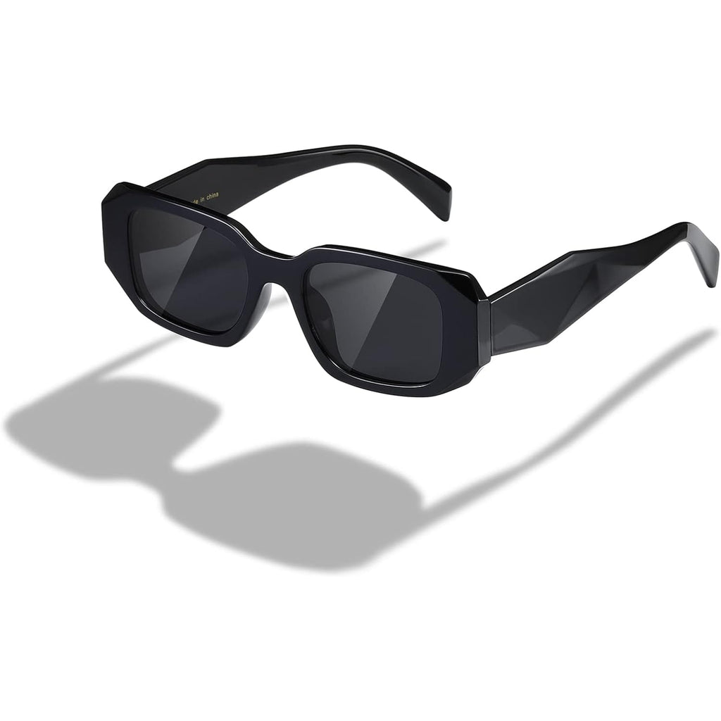 Kimorn Rectangle Sunglasses For Women Men Trendy Retro Trendy Sun Glasses 90’S Vintage Square Frame K1307