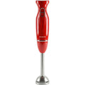 OVENTE Immersion Hand Blender, 300W Electric Handheld Stick Mixer with 2 Mixing Speeds and Stainless Steel Blades for Smoothies, Purees & Baby Food, Red HS560R