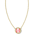 Kendra Scott Baseball Short Pendant Necklace, Fashion Jewelry for Women