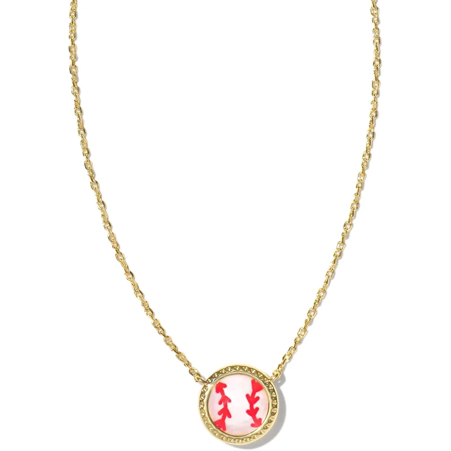 Kendra Scott Baseball Short Pendant Necklace, Fashion Jewelry for Women