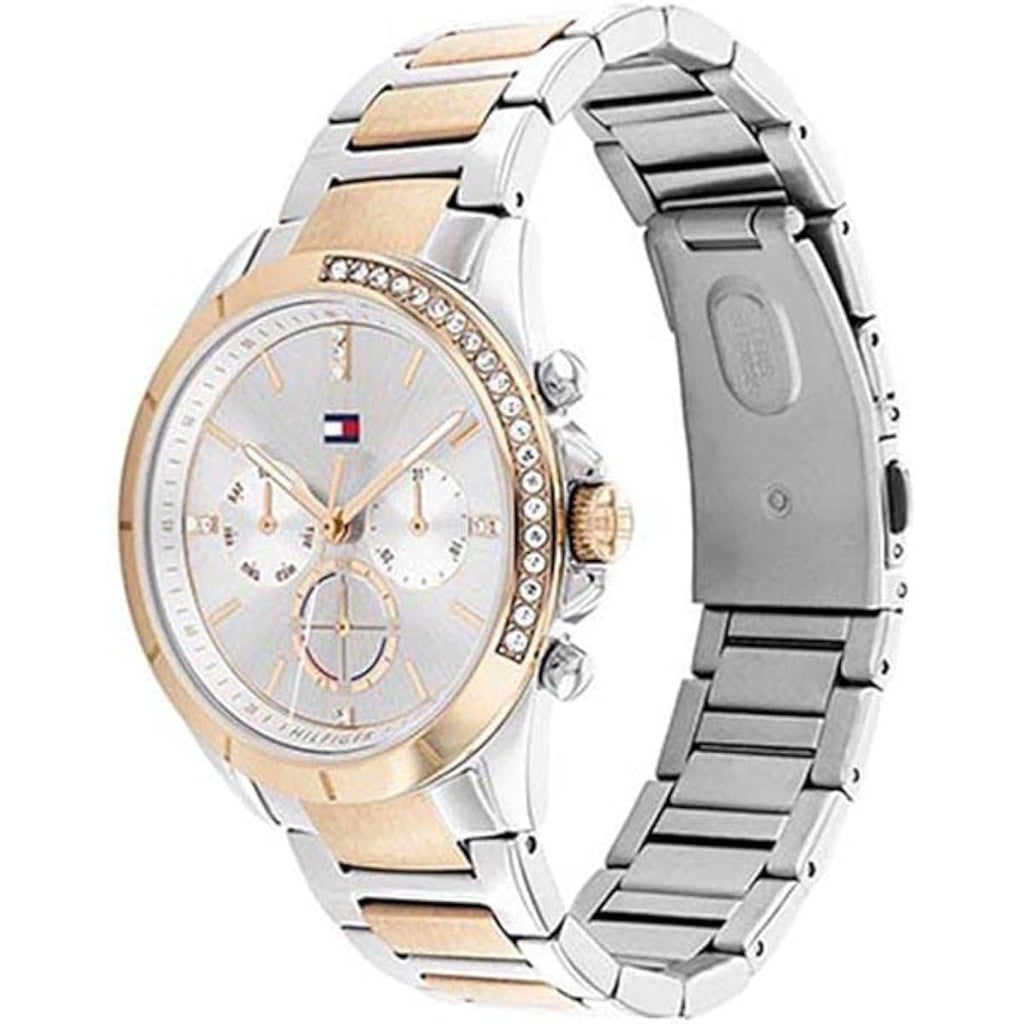 Tommy Hilfiger Women'S Sporty Watch - Multifunction Stainless Steel Wristwatch - Water Resistant Up To 5 Atm/50 Meters - Premium Fashion Timepiece For All Occasions - 38 Mm