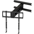 Mantelmount- Mm340 Above Fireplace Pull Down Tv Mount- Televisions 44" To 80" Up To 90 Lbs - Safe Auto-Adjusting Tv Mounts - Patented Motion Stops, Handles, Balancing Technology - Superior Steel