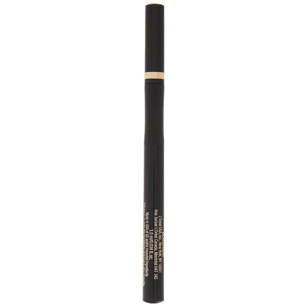 L'Oreal Paris Makeup Infallible Super Slim Long-Lasting Liquid Eyeliner, Ultra-Fine Felt Tip, Quick Drying Formula, Glides On Smoothly, Black, Pack Of 1
