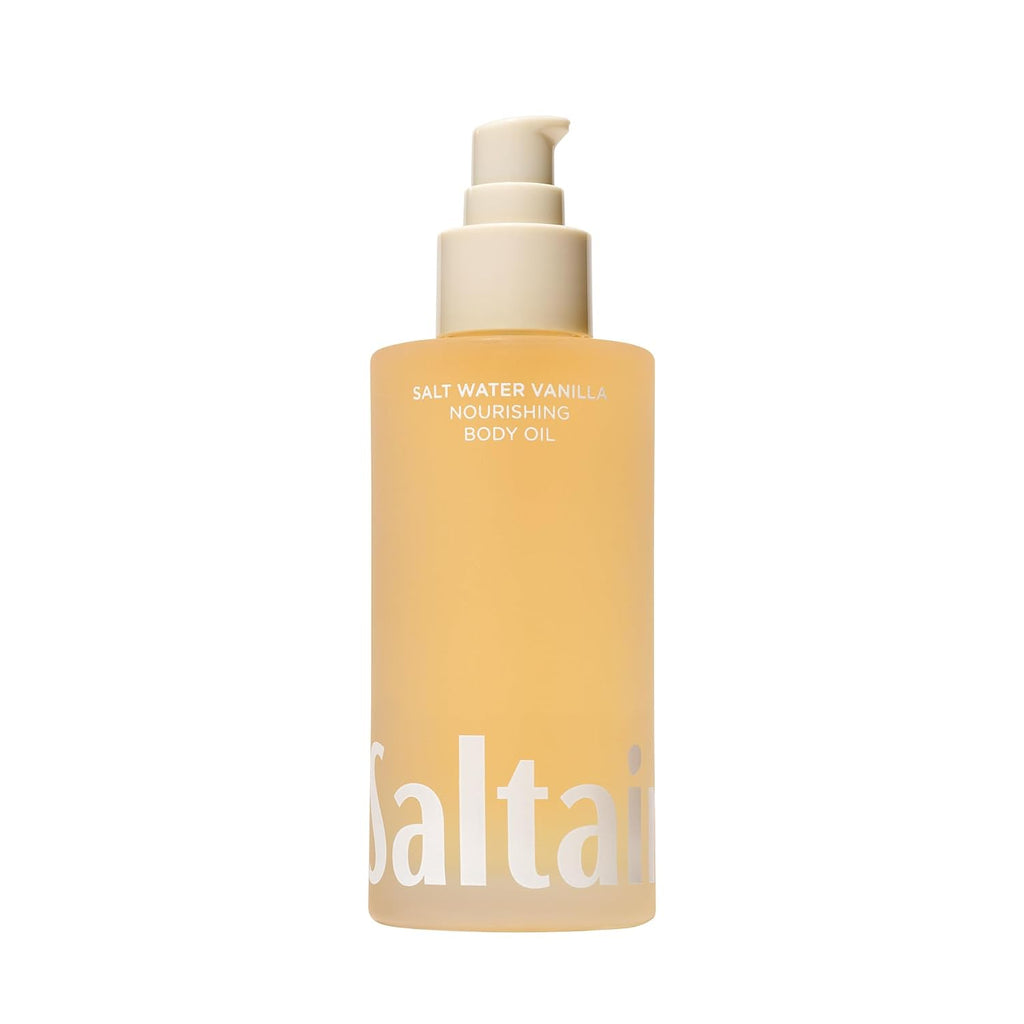 Saltair Body Oil - Luxurious Salt Water Vanilla After Shower And Bath Oil For Women And Men. Botanical, Non-Greasy, Well-Absorbing Moisturizer For Hydrating Dry Skin – 4Oz Bottle