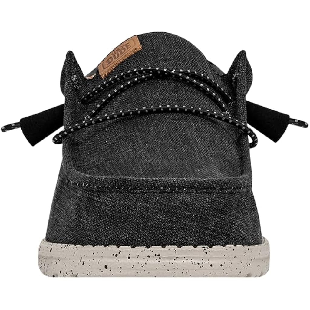 Heydude Men'S Wally Washed Canvas, Men’S Shoes, Slip-On Loafers, Comfortable & Light-Weight
