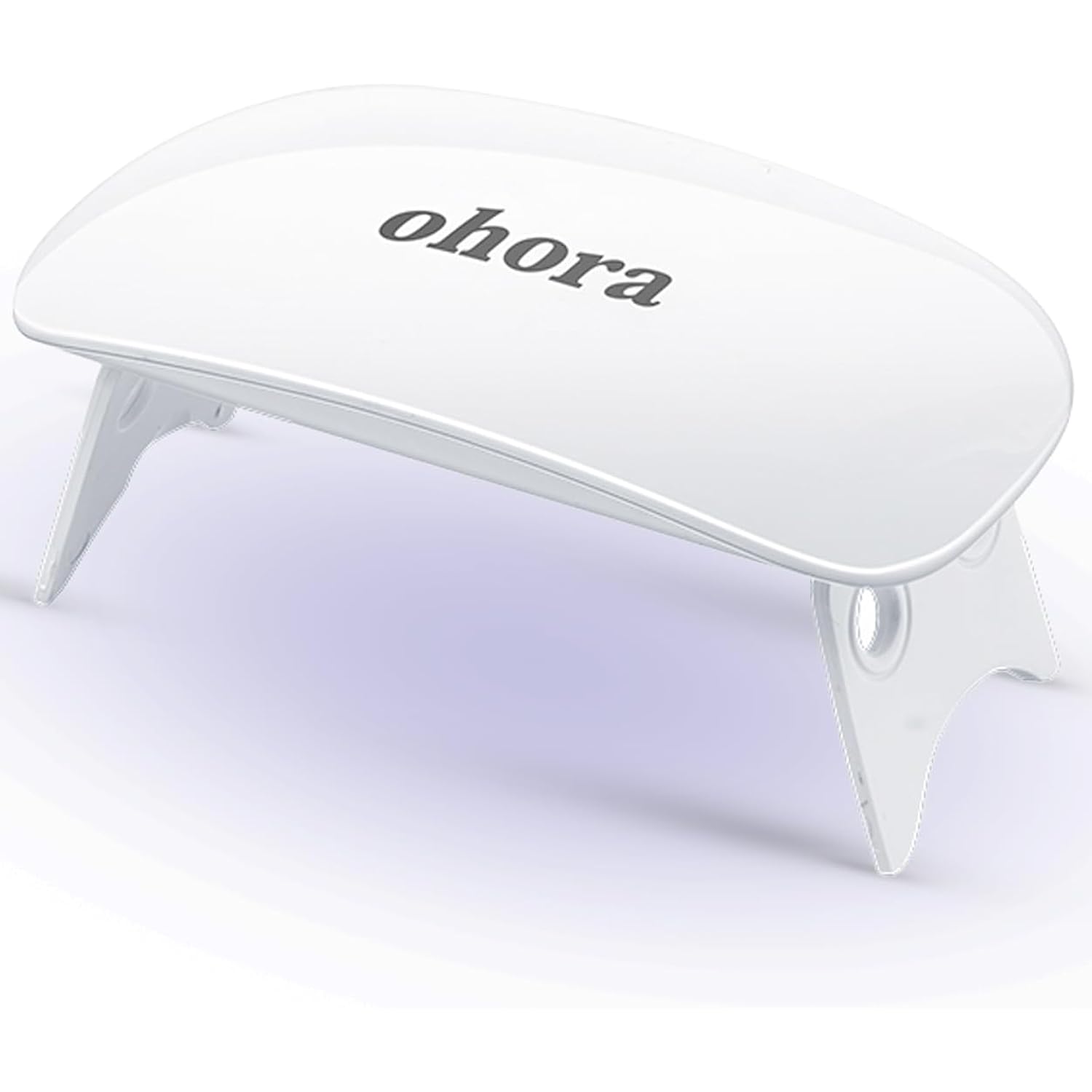 ohora Care LED Lamp for Semi Cured Gel Nail Strips - 6W Max, 2 Timers (45s / 60s), Portable Lamp for Curing Nail Art, for Gel Stickers and Strips Only