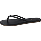 Kidmi Thong Flip Flops For Women - Memory Foam Summer Beach Sandals For Women - Vegan Leather Flat Sandals