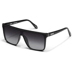 QUAY Oversized Nightfall Medium Non-Polarized Shield Sunglasses for Men & Women, Unisex Shades with UV-Protected Lenses