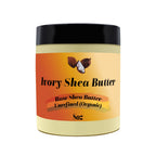 Organic West-African Ivory Shea Butter, Raw & Unrefined Grade A Shea Butter, Diy Ingredient, Moisture-Rich Skin & Hair Butter, Fast Absorbing, 8 Oz Jar