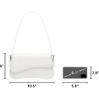 Underarm Shoulder Bag For Women Trendy Purse Vegan Leather Hobo Handbags Clutch Crossbody Bag