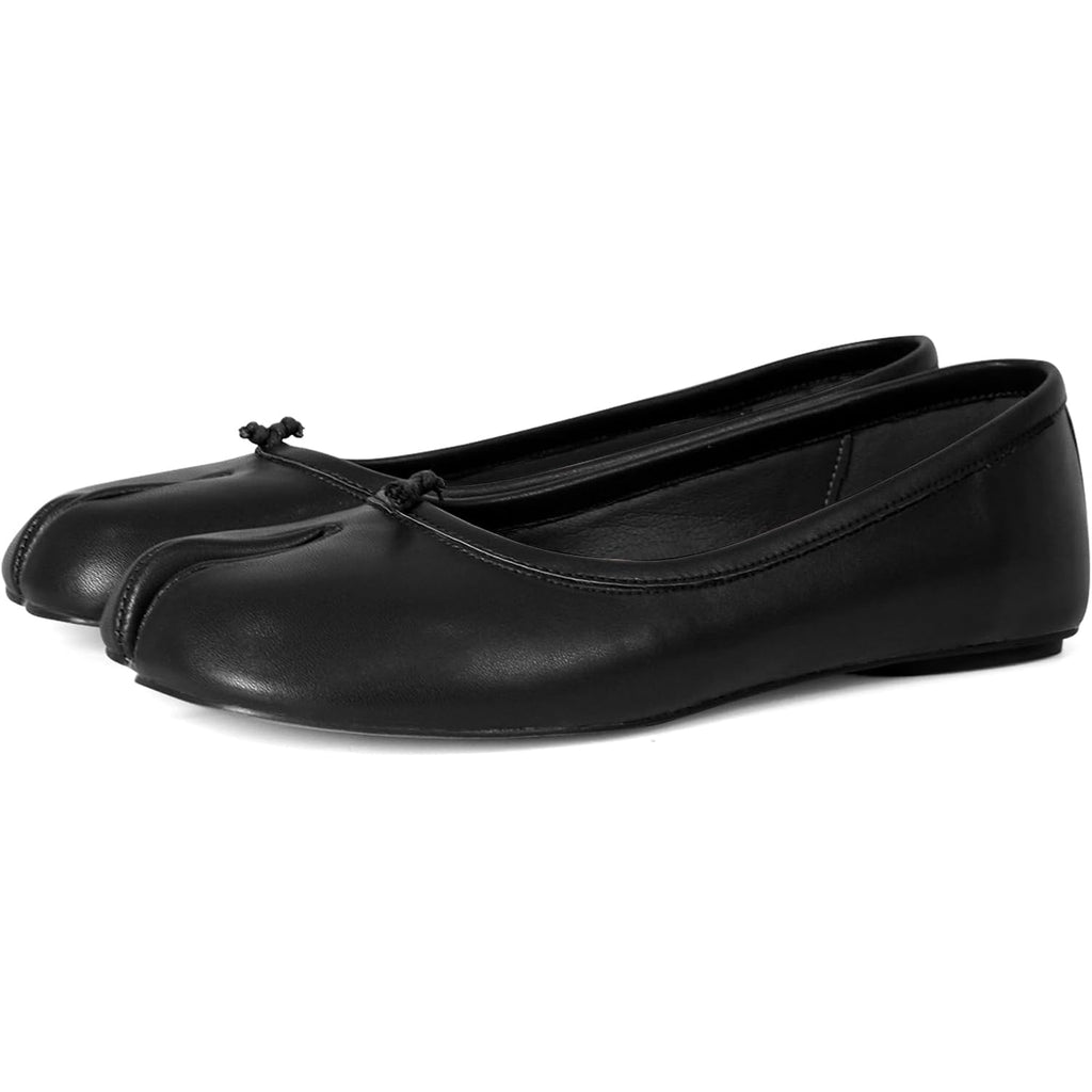 Vbdb Tabi Ballet Flats Shoes For Women Rounde Toe Wide Width Split Toe Low Heel Comfortable Flats Shoes