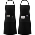 Syntus Apron For Men Women, Adjustable Cooking Kitchen Chef Aprons With 2 Pockets