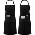 Syntus Apron For Men Women, Adjustable Cooking Kitchen Chef Aprons With 2 Pockets