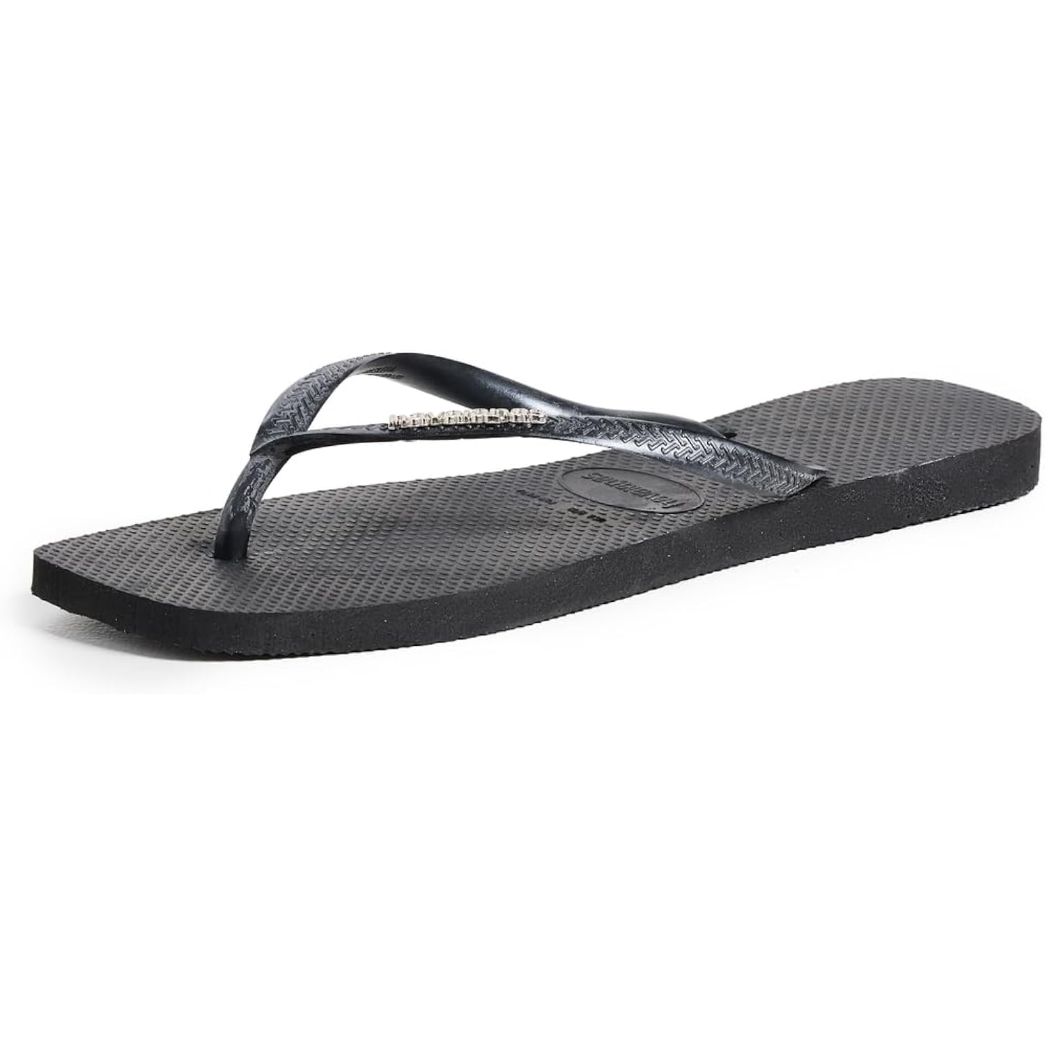 Havaianas Women'S Slim Square Logo Pop Up Flip Flops