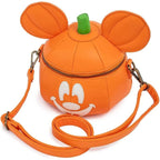 Loungefly Disney Mickey Mouse Mick-O-Lantern Halloween Crossbody Purse Bag