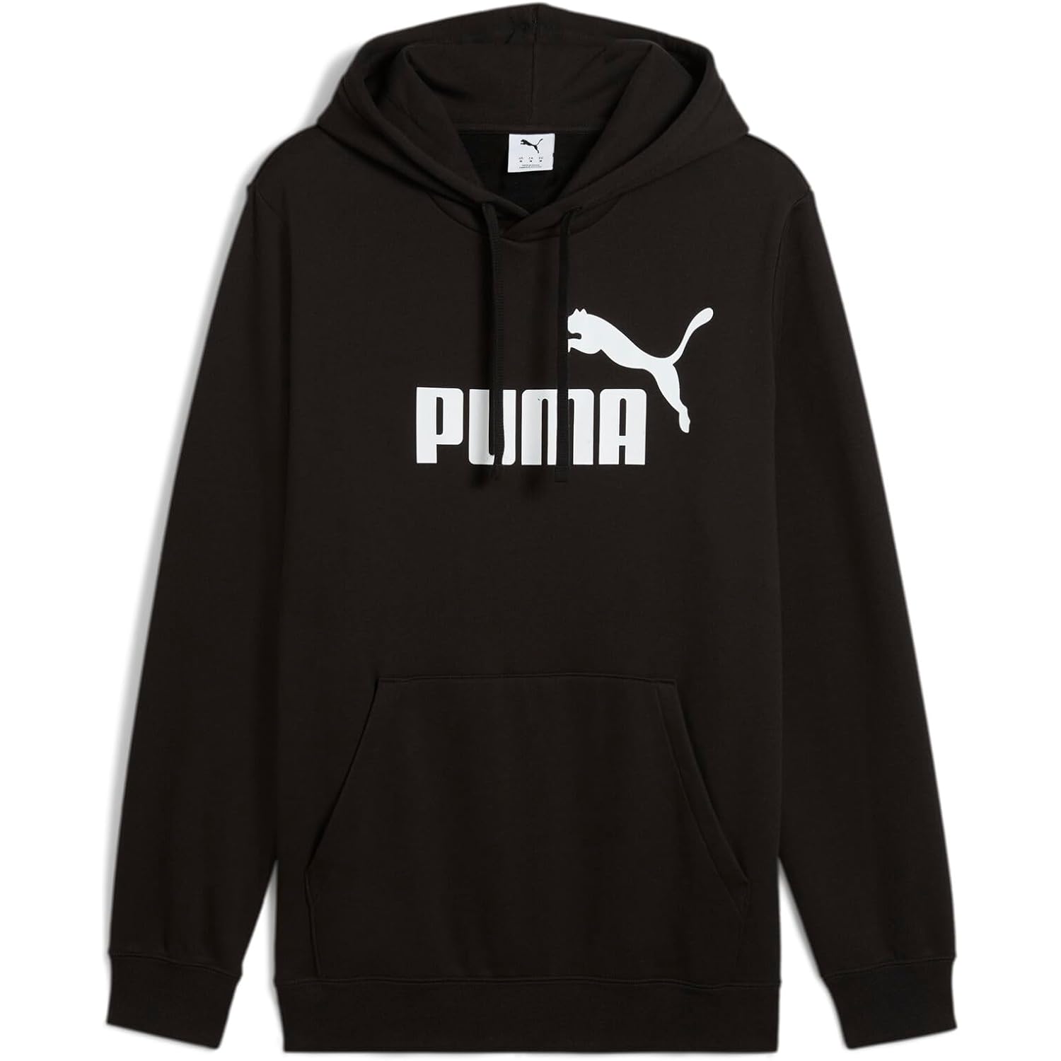 Puma Mens Essentials No. 1 Logo Hoodie Casual Outerwear Casual - Black