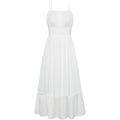 Grace Karin Women'S Summer Maxi Dress 2026,Smocked Ruched Bust Sundress With Adjustable Straps & Pockets-Beach Vacation Dress