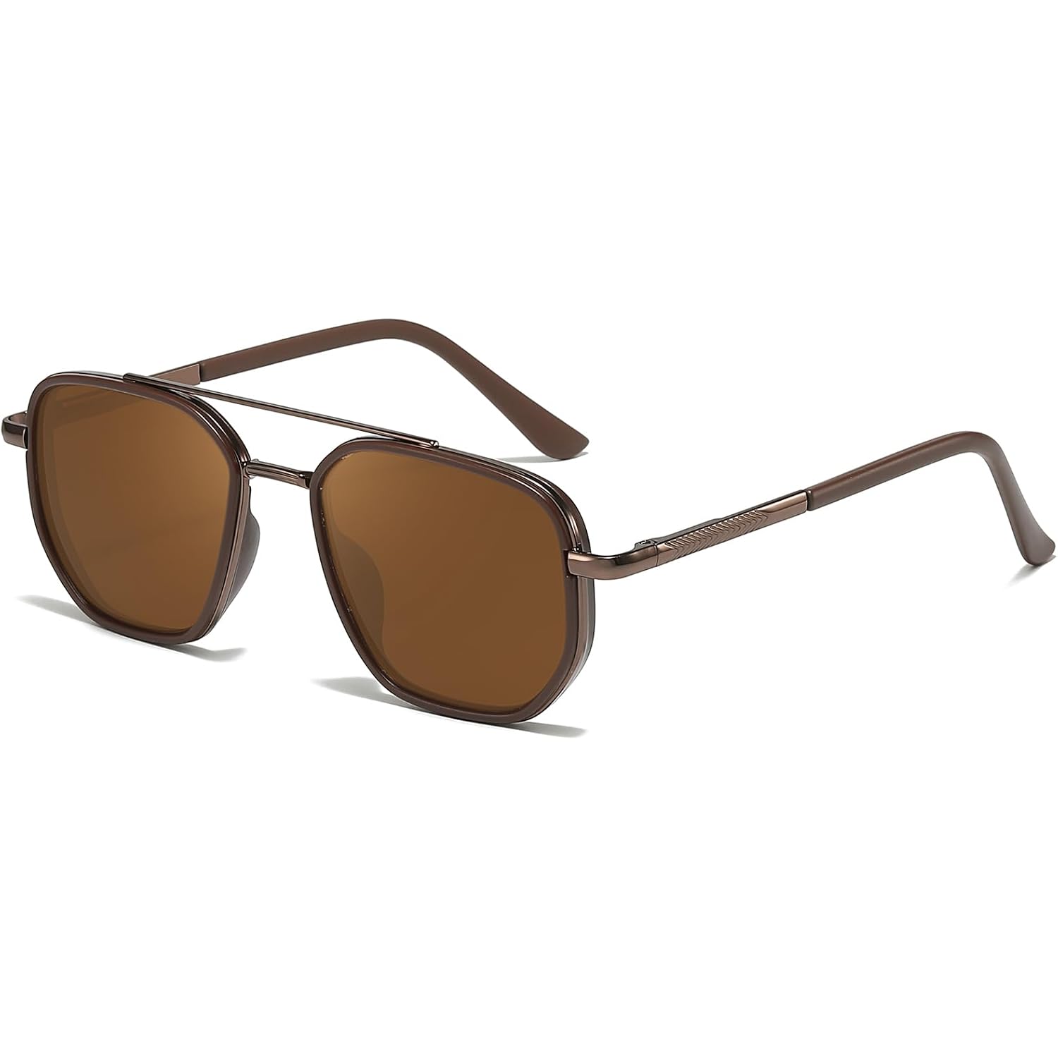 Tangle Free Aviator Sunglasses For Women Polarized Square Frame With Uv400 Protection Sun Glasses For Driving