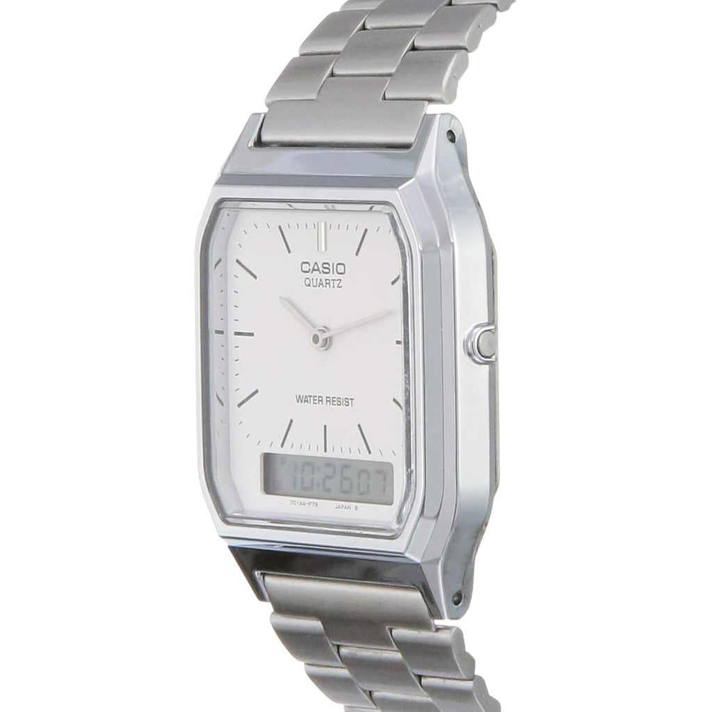 Casio - Mens Watch - Aq230A7D, Silver, Core