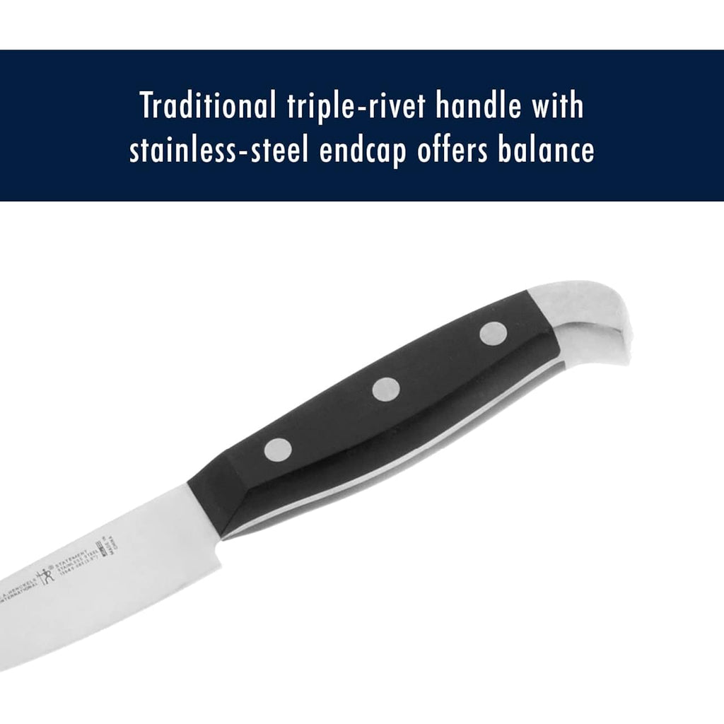 HENCKELS Statement Premium Quality 15-Piece Set with Block, Natural, Razor-Sharp, German Engineered Informed by 100+ Years of Mastery, Lightweight and Strong, Dishwasher Safe