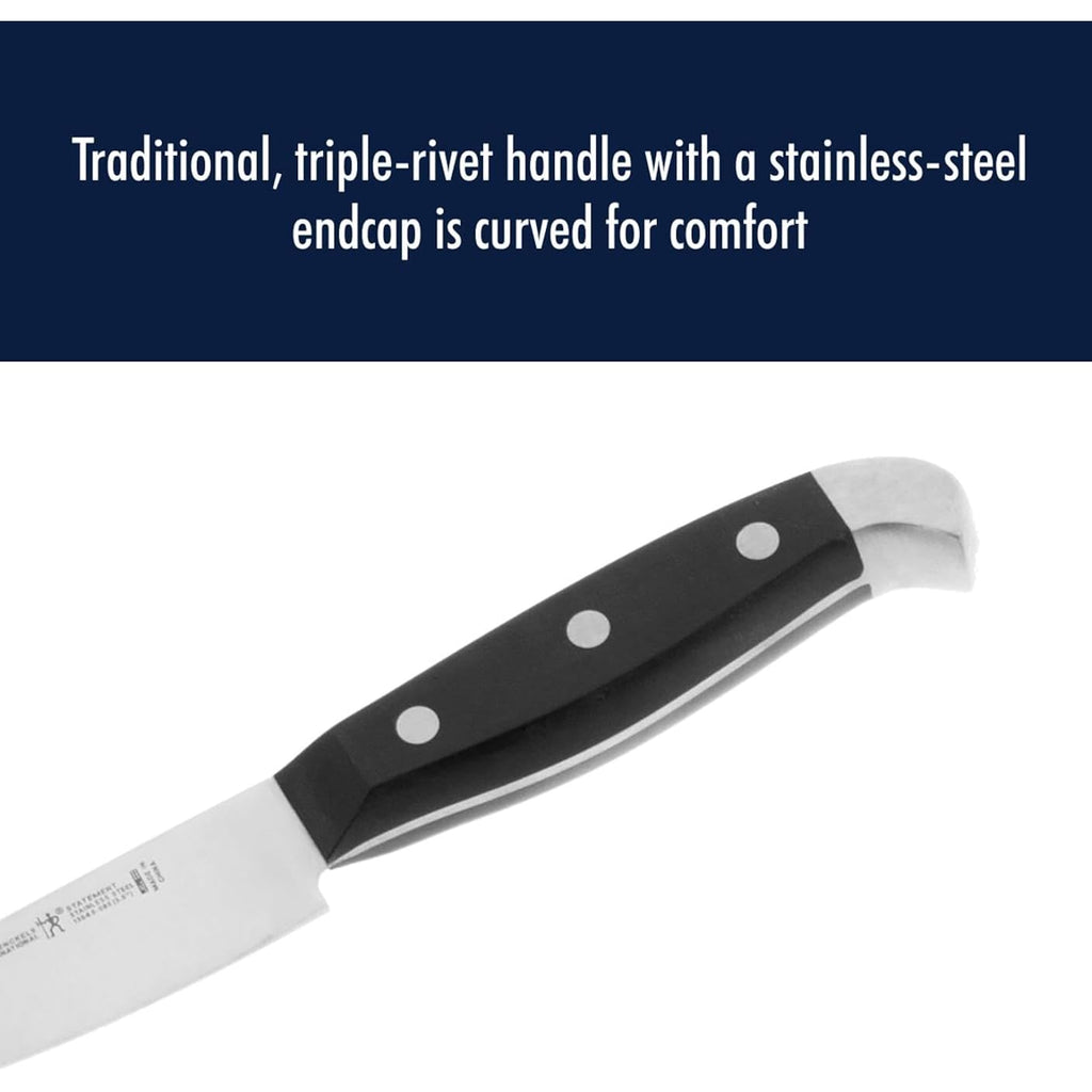 HENCKELS Statement Razor-Sharp 8-inch Bread Knife, Cake Knife, German Engineered Informed by 100+ Years of Mastery, Black