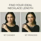 The Pearl Source Real Freshwater Pearl Necklace for Women, Genuine Cultured White Pearls, Classic Single Strand Pearl Necklace, Sterling Silver Fishhook Clasp, Fine Jewelry Gift