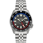 Seiko Automatic Watch For Men - 5 Sports Collection - Men'S Sport Watch, Stainless Steel, Gmt Hand - Water-Resistant 100M