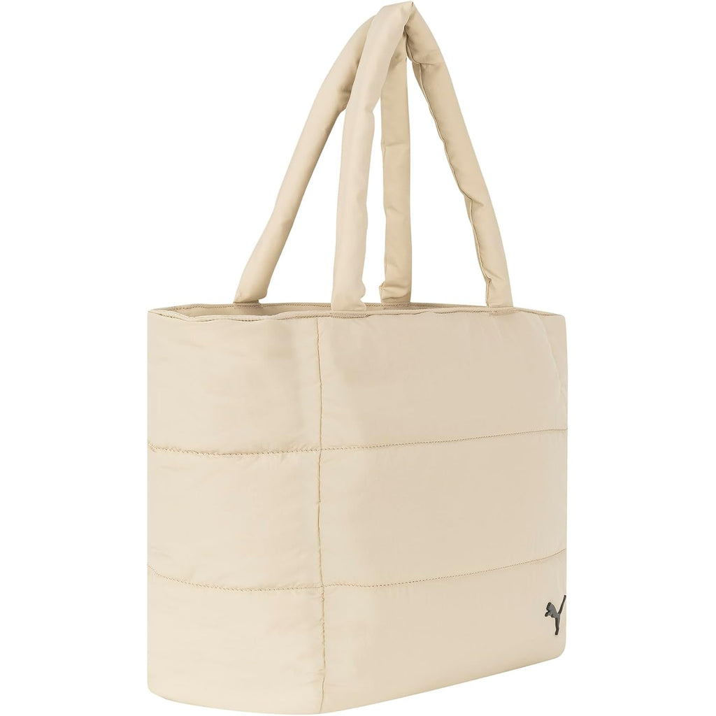 Puma Women'S Plush Soft Nylon Tote With Padded Straps, Zip Closure & Metal Logo Plaque
