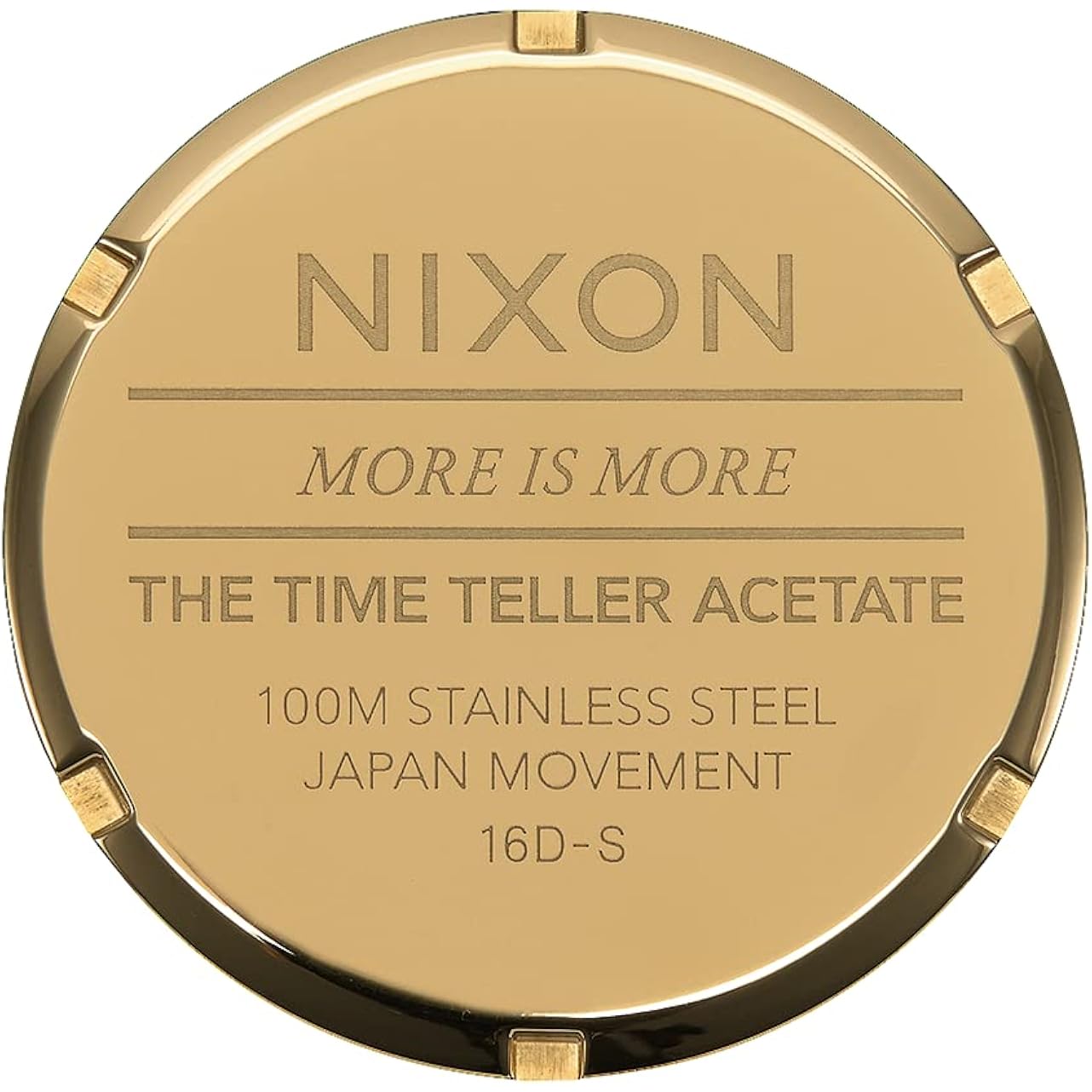 Nixon Time Teller Acetate A327-100M Water Resistant Women'S Analog Fashion Watch (37Mm Watch Face, 20Mm Acetate Band)