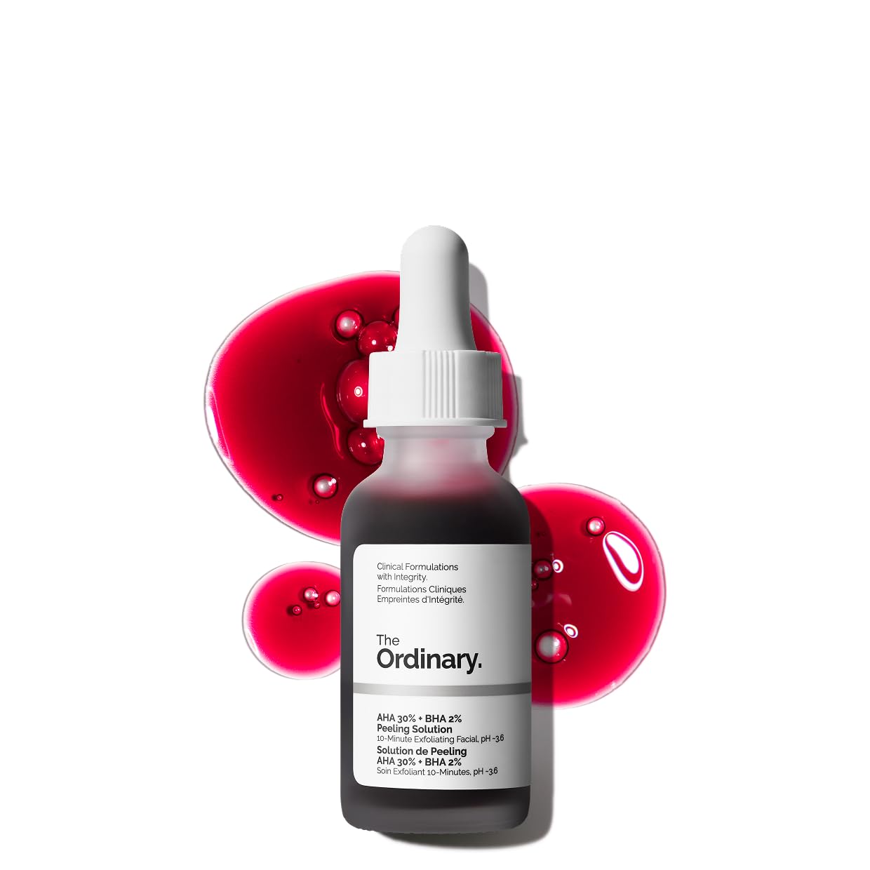 The Ordinary Aha 30% + Bha 2% Peeling Solution, Advanced Exfoliating Peel For Brighter Skin