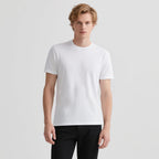 Okba 4 Pack White T Shirts For Men,Crew Neck Short Sleeve Men'S Undershirt,Plain White Workout Polyester Tee Bulk