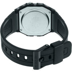 Casio F-91W-3Dg - Black Watch, Black/White, Strap